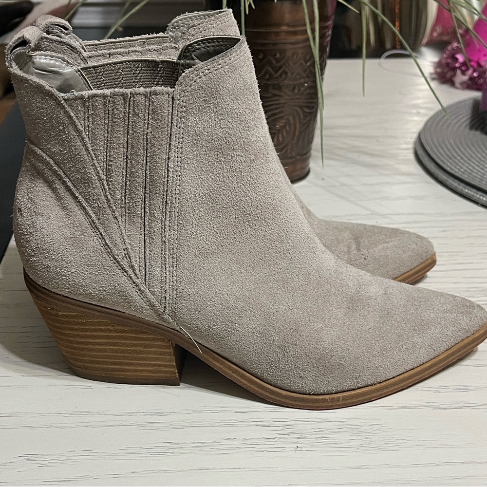 Marc Fisher Suede Ankle Booties - Picture 9 of 9